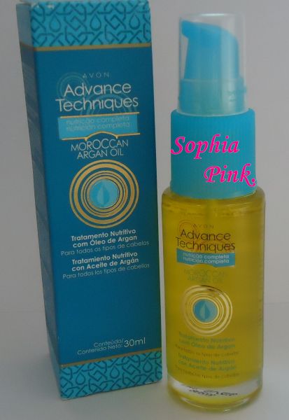Tratamento nutritivo com óleo de argan.
