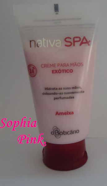 Creme para as mãos.